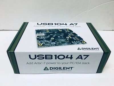 Digilent USB104 A7: Artix-7 FPGA Development Board in PC/104 Form Fact - Image 1 of 2