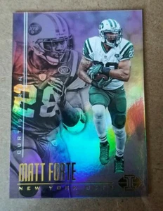 2017 Panini Illusions Football Card #63 Curtis Martin Matt Forte - New York Jets - Picture 1 of 2