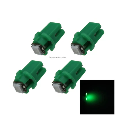4x Green Car B8.3D NEO Dash Twist Socket HVAC Light Cluster Blub 1 5050 SMD LED  - Image 1 of 4