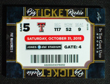 🌟 PAT MAHOMES - 2022 Leaf In the Game Used ITG ROOKIE TICKET Game 5 RC #BTR-9