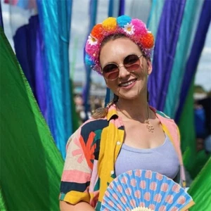 Mardi Gras Garland Headband Masquerade Headpiece Roaring Flapper Cosplay - Picture 1 of 14