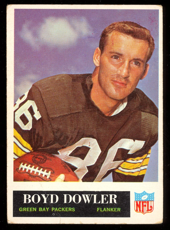 1965 PHILADELPHIA FOOTBALL #74 BOYD DOWLER VG-EX GREEN BAY PACKERS COLORADO COLG - Image 1 of 1