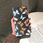 Floral Design Phone Case Flip Wallet Leather Cover For iPhone 15 14 Pro 13 12 11