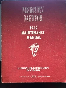 1962 Mercury Meteor Original Dealer Maintenance Manual - Picture 1 of 4