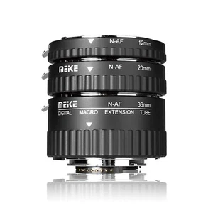 MEIKE N-AF1-A Macro Montaje Electrónico Auto Foucs Macro Metal Extensión Tubo Ad... - Imagen 1 de 6