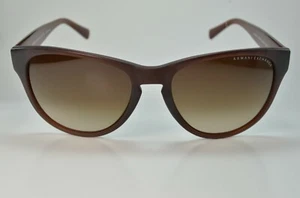 Authentic Armani Exchange AX 4013 8041/13 Brown Sunglasses - Picture 1 of 6