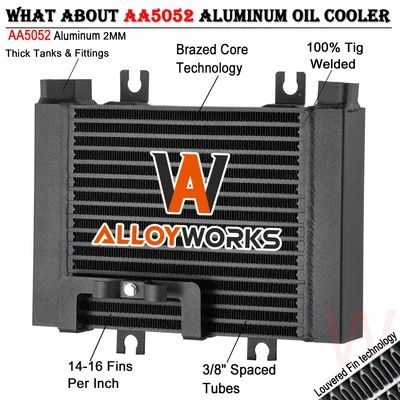 Upgrade Black Aluminum Oil Cooler For 2009-2019 2015 Nissan R35 GT-R 3.8L - Image 1 of 4