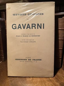 Oeuvres choisies de Gavarni. Exemplaire numéroté. Gravures. Etat neuf. 1944 - Picture 1 of 21