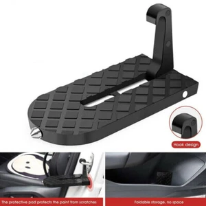 1X Non-Slip Portable Car Door Latch Hook Step Car Roof Rack Folding Pedal Ladde - Picture 1 of 13