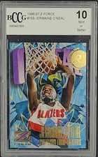 1996 1996-97 Skybox Z-Force 159 Jermaine O'Neal RC Rookie BCCG 10 Mint or Better