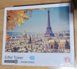 1000pc Jigsaw Puzzle "Eiffel Tower" Brand New FACTORY SEALED 70cm x 50cm - Picture 1 of 1