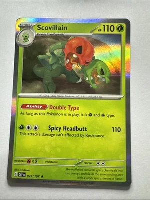 Scovillain 025/197 SV03: Obsidian Flames Holo - Image 1 of 2