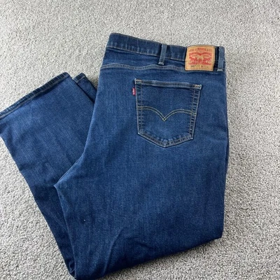 Levis 541 Loose Straight Jeans Mens Big & Tall 56x30 Blue Denim Comfort Fit - Image 1 of 4