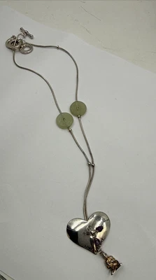 Collar colgante de plata esterlina "Love & Light" de diseño Carole Meltzer, 18”-20” Foto 1 de 4