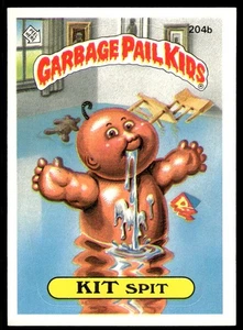 1986 Garbage Pail Kids Topps Series 5 #204b Kit Spit - Picture 1 of 2