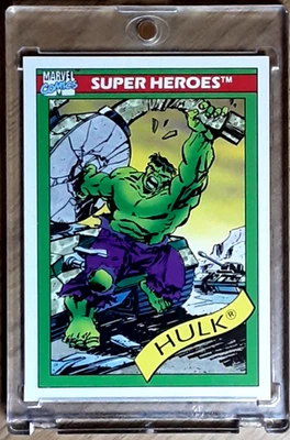 1990 Marvel Universe Karte 3 HULK. - Bild 1 von 3