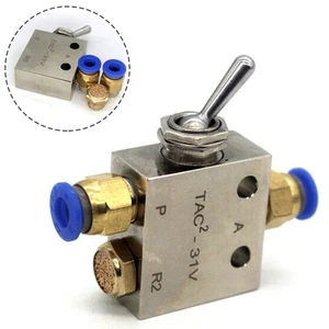 Pneumatic Valve Replacement Switching Toggles With 6mm Connector 3 Way - Picture 1 of 12