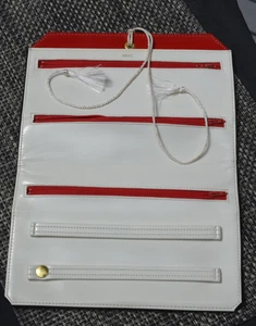 VINTAGE 1960er Schmuck Reise Etui Rolfs SCHWARZ SAMT & LEDER innen A+ $7 - Bild 1 von 18