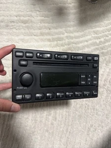 2002-2005 Ford Explorer Navigator Cd Cassette Radio Receiver exc Sport Trac OEM - Picture 1 of 9