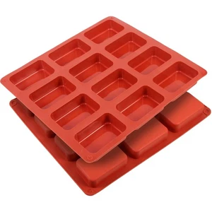 2 Pezzi Stampo Cioccolato Silicone Mini Padelle Pagnotte Cottura Cucina Torta - Foto 1 di 12