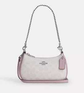 Bolso Bandolera Coach Outlet Teri Mini Signature CW323 SVY2M Clavel - Imagen 1 de 5
