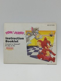 Tom and Jerry Nintendo NES manual Only