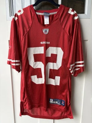 Patrick Willis Jersey Reebok #52 NFL San Francisco 49ers Red/ White Men's Small - Image 1 of 4