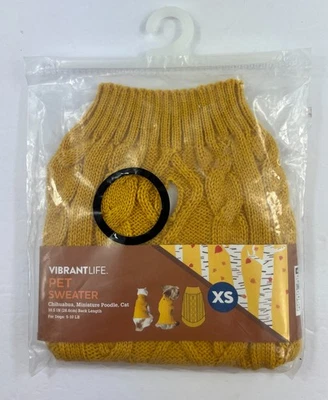 Suéter de vacaciones Vibrant Life gato perro mascota extra pequeño 5-10 lb. Mascotas Chihuahua X7 Foto 1 de 4