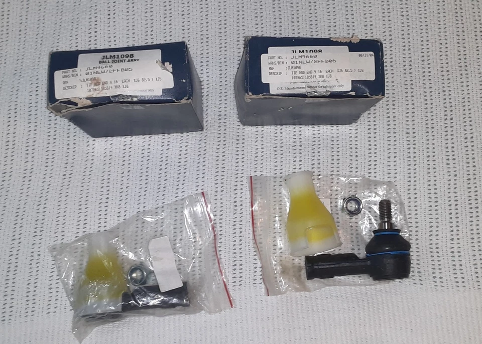 PAR 2 NUEVOS CONJUNTOS DE RÓTULA JAGUAR TIE ROD JLM1098 JLM9660 XJ6 XJS XK8 XJ8 Foto 1 de 1