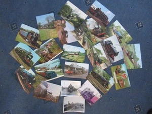 Lote de trabajo de postales de trenes ferroviarios (A) - Imagen 1 de 1