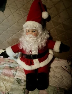 24 Zoll Matrix Marke Weihnachtsmann Plüsch Gummi Gesicht mit Brille Santas Best - Bild 1 von 5
