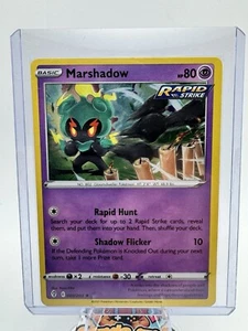 Pokémon TCG Marshadow Evolving Skies 080/203 Cosmos Holo Holo Rare - Picture 1 of 2
