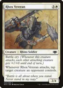 RHOX VETERAN X 4 N/M- MODERN HORIZONS MAGIC THE GATHERING - Picture 1 of 1