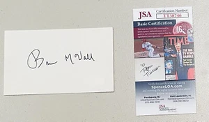 Bruce McNall Signed Autographed 3x5 Card JSA Certed Los Angeles Kings Owner - Picture 1 of 1