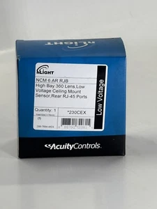 nLight NCM 6 AR RJB High Bay 360 Lens Low Voltage Ceiling Mount Sensor - Picture 1 of 2