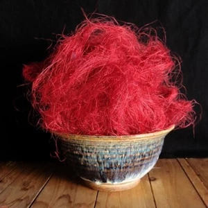 Sisal Fiber 125G/PACK Red - Picture 1 of 3