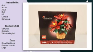 LEGO Icons Weihnachtsstern Bauset 10370, neu, versiegelt, USA - Bild 1 von 10