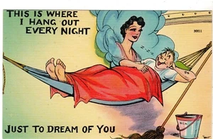 MILITARIA - KARTE (19XX) "This Is Where I Hang Out Every Night Just To Dream Of - Bild 1 von 1