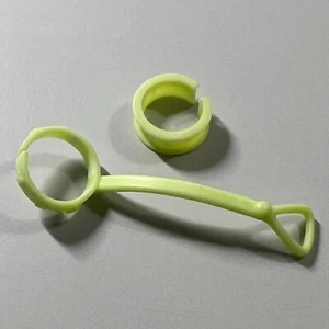 Authentic Littlest Pet Shop LPS Original Accessories Leash Collar Green - Picture 1 of 2