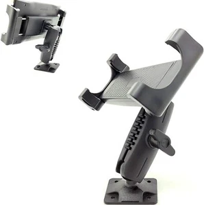 Car Truck Heavy Duty Drill Base Mount w/ iPhone Smartphone & iPad Tablet Holder - Picture 1 of 6