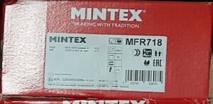 MINTEX MFR718 REAR BRAKE SHOE SET - SKODA RAPID ROOMSTER inc PRAKTIK