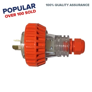 10 amperios 3 pines clasificación IP66 industrial resistente a la intemperie enchufe macho - Imagen 1 de 4