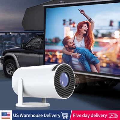 Smart Wi-Fi Projector 120 ANSI Lumen Portable Projector 180° Movie Projector - Image 1 of 4