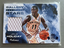 2013-14 Court Kings Jrue Holiday Gallery of Stars Prime #'d /25 Patch