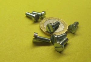 Zinc Plated Cheese Head Slotted Machine Screw M4 x 0.7 x 10 mm, 200 Pcs - Picture 1 of 12