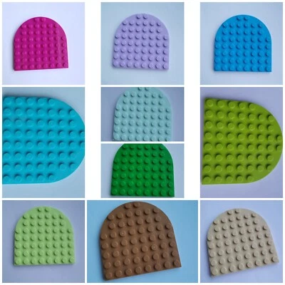 5x Lego® Platten 8x8 abgerundet  41948 ➡️ 10 Farben Auswahl City friends Neu - Bild 1 von 4