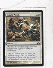 MTG: Gatecrash: Foil: Knight Watch