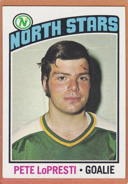 1976-77 TOPPS HOCKEY PETE LOPRESTI ROOKIE #184 NORTH STARS EXMT *A14058 - Image 1 of 1