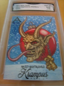 INKED NIGHTMARES KRAMPUS 2017 ATTIC CARDS PROMO # NNO GRADED 10 L@@@K - Picture 1 of 1