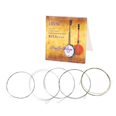 Professional Banjo Strings 5 String Set Stainless Steel Core Copper Alloy Wound - Image 1 of 4
